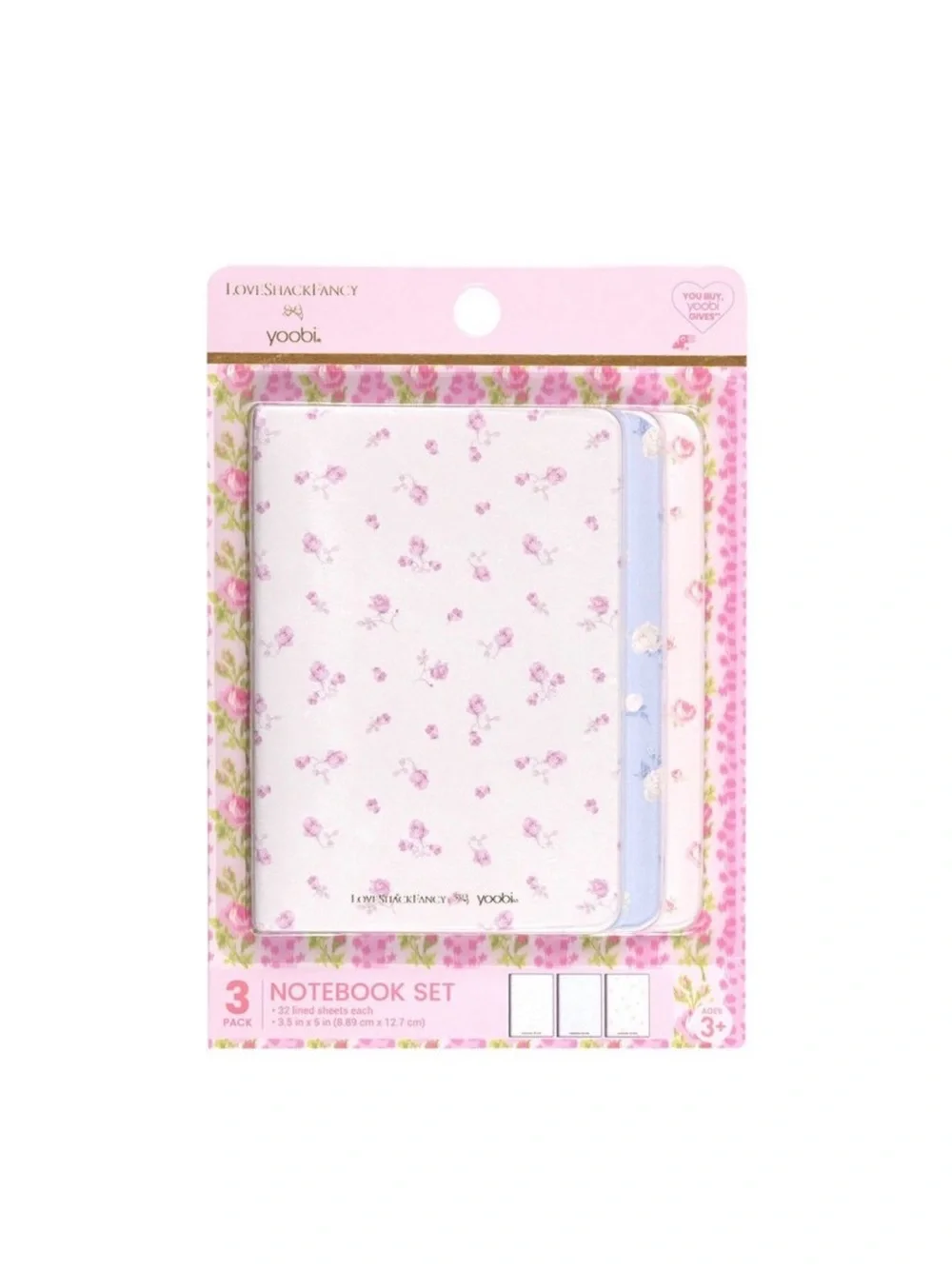 LoveShackFancy x Target Mini Journal 3 pack